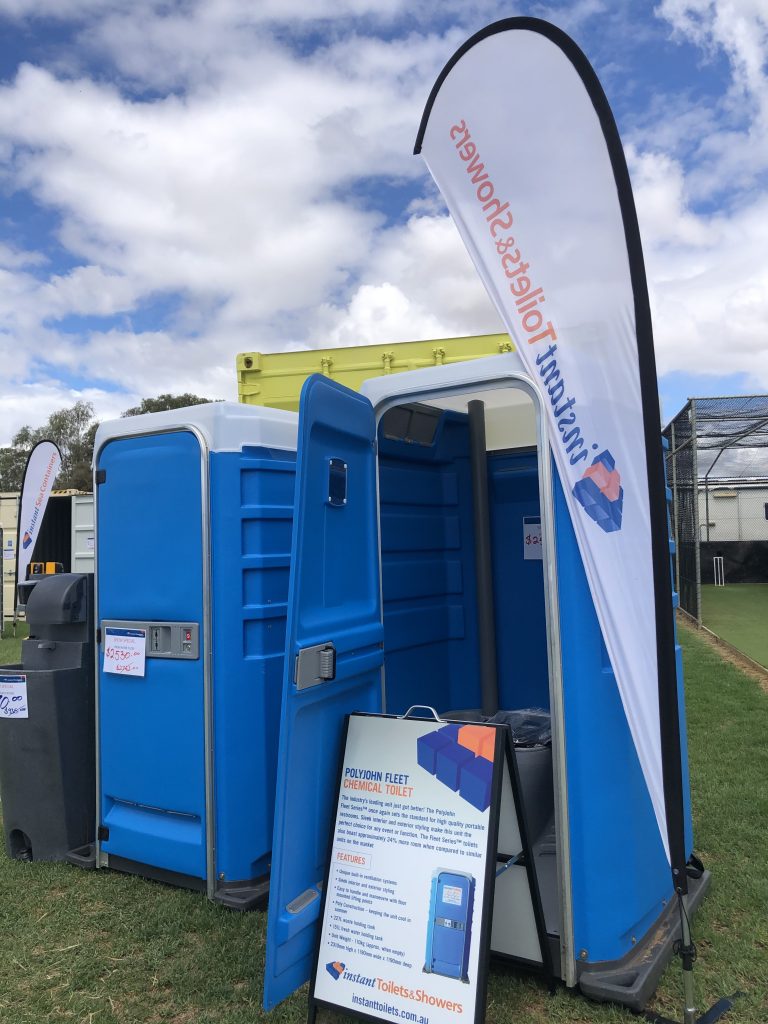 how do portable toilets work